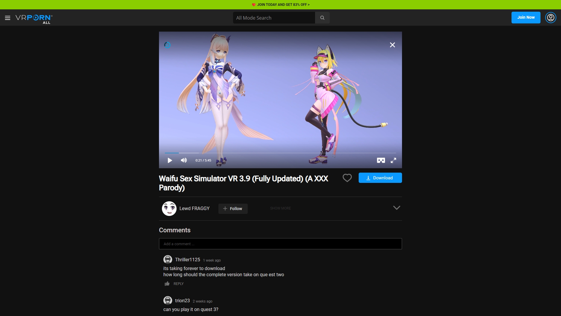 Waifu Sex Simulator test