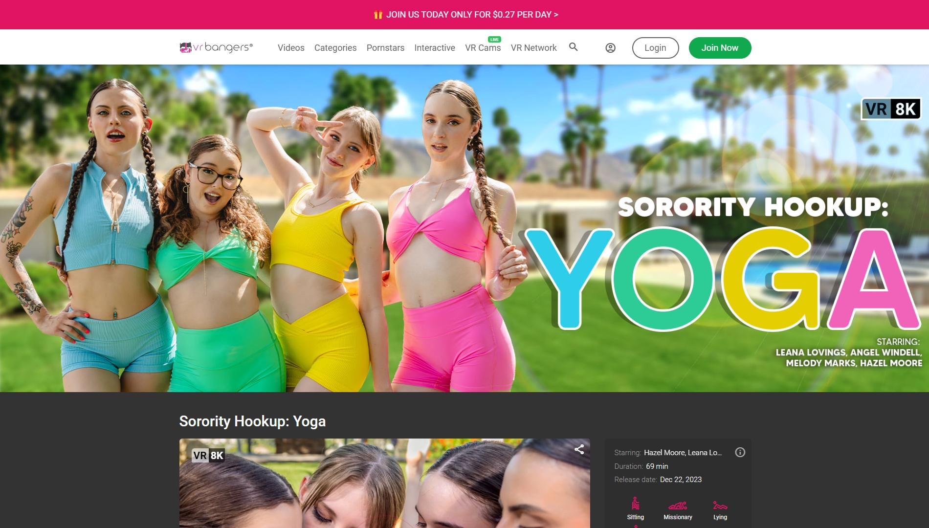 vrbangers yoga vr porn